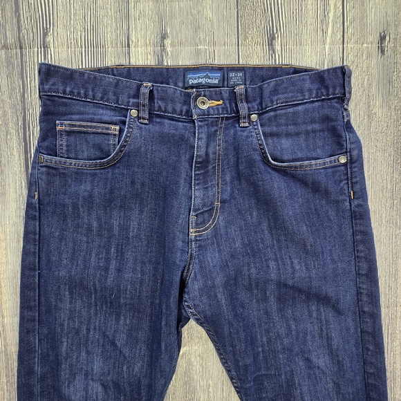 Patagonia Iron Clad Blue Denim Slim Fit Jeans Size 32 x 34 - Picture 3 of 12